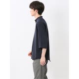 カウラ/Kaule リネンライク バンドカラー 7分袖シャツ | TAKA-Q MEN | 詳細画像38