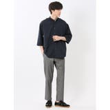 カウラ/Kaule リネンライク バンドカラー 7分袖シャツ | TAKA-Q MEN | 詳細画像41