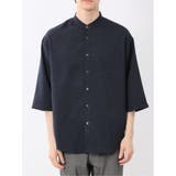 カウラ/Kaule リネンライク バンドカラー 7分袖シャツ | TAKA-Q MEN | 詳細画像42