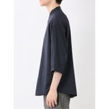 カウラ/Kaule リネンライク バンドカラー 7分袖シャツ | TAKA-Q MEN | 詳細画像43