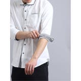アーガイルドビー2枚衿カッタウェイ7分袖シャツ メンズ 半袖 | TAKA-Q MEN | 詳細画像13