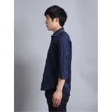 アーガイルドビー2枚衿カッタウェイ7分袖シャツ メンズ 半袖 | TAKA-Q MEN | 詳細画像3