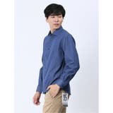 ストレッチ シャンブレー セミワイドカラー長袖シャツ | TAKA-Q MEN | 詳細画像11