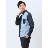 ストレッチ シャンブレー ボタンダウン長袖シャツ | TAKA-Q MEN | 詳細画像23 