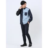 ストレッチ シャンブレー ボタンダウン長袖シャツ | TAKA-Q MEN | 詳細画像26 