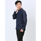 ストレッチ シャンブレー ボタンダウン長袖シャツ | TAKA-Q MEN | 詳細画像33 
