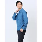 千鳥ドビー ワイドカラー長袖シャツ | TAKA-Q MEN | 詳細画像24