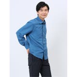 千鳥ドビー ワイドカラー長袖シャツ | TAKA-Q MEN | 詳細画像26