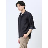DRY ワッフルチェック レギュラーカラー7分袖シャツ | TAKA-Q MEN | 詳細画像14