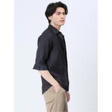DRY ワッフルチェック レギュラーカラー7分袖シャツ | TAKA-Q MEN | 詳細画像16