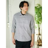 DRY ワッフルチェック レギュラーカラー7分袖シャツ | TAKA-Q MEN | 詳細画像2