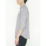DRY ワッフルチェック レギュラーカラー7分袖シャツ | TAKA-Q MEN | 詳細画像8