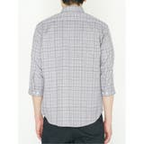 DRY ワッフルチェック レギュラーカラー7分袖シャツ | TAKA-Q MEN | 詳細画像9