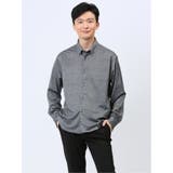 05黒 | ModernRelax ストレッチ ボタンダウン長袖シャツ | TAKA-Q MEN