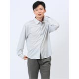 62ライトグリーン | ModernRelax ストレッチ ボタンダウン長袖シャツ | TAKA-Q MEN