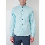 ストレッチドビー スタンドカラー長袖シャツ | TAKA-Q MEN | 詳細画像18 