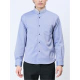 ストレッチドビー スタンドカラー長袖シャツ | TAKA-Q MEN | 詳細画像27 