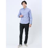 ストレッチドビー スタンドカラー長袖シャツ | TAKA-Q MEN | 詳細画像32 