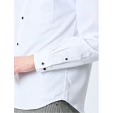 ストレッチドビー スタンドカラー長袖シャツ | TAKA-Q MEN | 詳細画像9 
