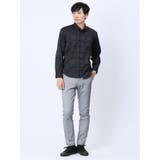 ストレッチ ドビーチェック ボタンダウン長袖シャツ | TAKA-Q MEN | 詳細画像32 