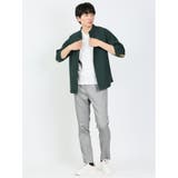 ポリトロ 変形スタンドカラー 7分袖シャツ | TAKA-Q MEN | 詳細画像22