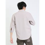 ポリトロ 変形スタンドカラー 7分袖シャツ | TAKA-Q MEN | 詳細画像3