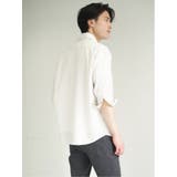 TechLinen 7分袖カプリシャツ | TAKA-Q MEN | 詳細画像4