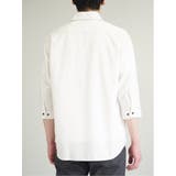 TechLinen 7分袖カプリシャツ | TAKA-Q MEN | 詳細画像9