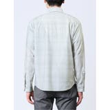 ModernRelax ストレッチチェック柄 ワイドカラー長袖シャツ | TAKA-Q MEN | 詳細画像7 