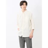 TechLinen ボタンダウン 7分袖シャツ | TAKA-Q MEN | 詳細画像1