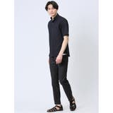 ストレッチ ギンガムサッカー スタンドカラー半袖シャツ | TAKA-Q MEN | 詳細画像18 