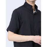 ストレッチ ギンガムサッカー スタンドカラー半袖シャツ | TAKA-Q MEN | 詳細画像23 