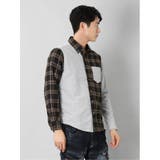 起毛チェック無地 クレイジーボタンダウン長袖シャツ | TAKA-Q MEN | 詳細画像16 