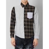 起毛チェック無地 クレイジーボタンダウン長袖シャツ | TAKA-Q MEN | 詳細画像17 