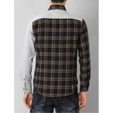 起毛チェック無地 クレイジーボタンダウン長袖シャツ | TAKA-Q MEN | 詳細画像19 