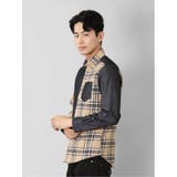 起毛チェック無地 クレイジーボタンダウン長袖シャツ | TAKA-Q MEN | 詳細画像26 