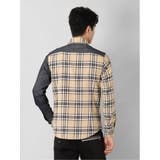 起毛チェック無地 クレイジーボタンダウン長袖シャツ | TAKA-Q MEN | 詳細画像27 