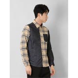 起毛チェック無地 クレイジーボタンダウン長袖シャツ | TAKA-Q MEN | 詳細画像28 