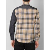 起毛チェック無地 クレイジーボタンダウン長袖シャツ | TAKA-Q MEN | 詳細画像31 