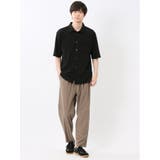 冷感 格子柄ジャガード 半袖シャツ | TAKA-Q MEN | 詳細画像5