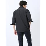 ストレッチ 楊柳 スタンドカラー7分袖シャツ | TAKA-Q MEN | 詳細画像14