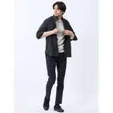 ストレッチ 楊柳 スタンドカラー7分袖シャツ | TAKA-Q MEN | 詳細画像16