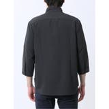 ストレッチ 楊柳 スタンドカラー7分袖シャツ | TAKA-Q MEN | 詳細画像19