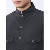 ストレッチ 楊柳 スタンドカラー7分袖シャツ | TAKA-Q MEN | 詳細画像20