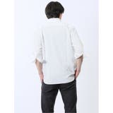 ストレッチ 楊柳 スタンドカラー7分袖シャツ | TAKA-Q MEN | 詳細画像3