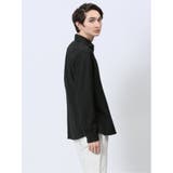 ストレッチジャガード ワイドカラー長袖シャツ | TAKA-Q MEN | 詳細画像14 