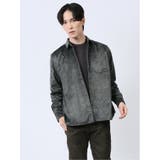 06グレー | 起毛 チェックプリント ボタンダウン長袖シャツ | TAKA-Q MEN
