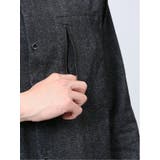 サッカープリント バンドカラー7分袖シャツ | TAKA-Q MEN | 詳細画像10