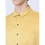 マイクロピーチ レギュラーカラー長袖シャツ | TAKA-Q MEN | 詳細画像33 