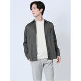 06グレー | マイクロピーチ レギュラーカラー長袖シャツ | TAKA-Q MEN